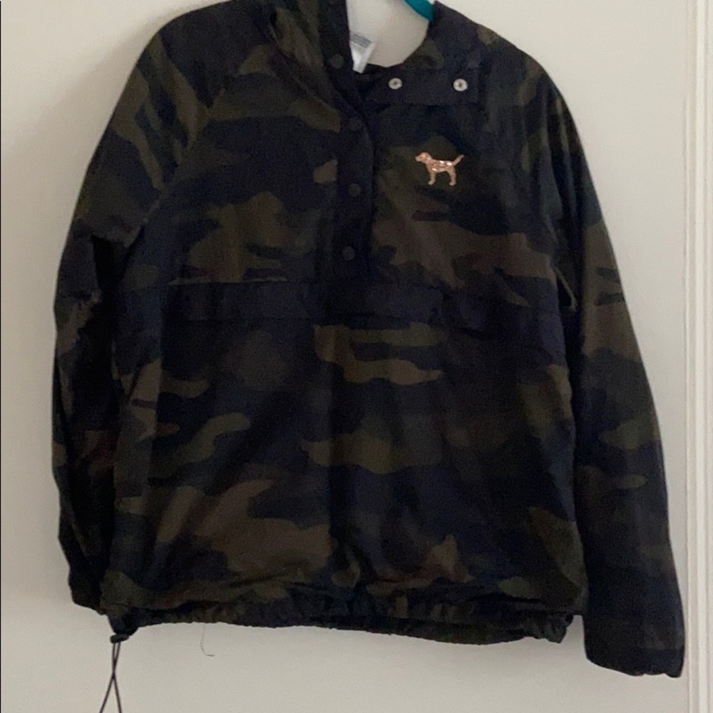 Camo bling (PINK) windbreaker